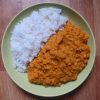 Tekvicovo-cícerové pyré s ryžou