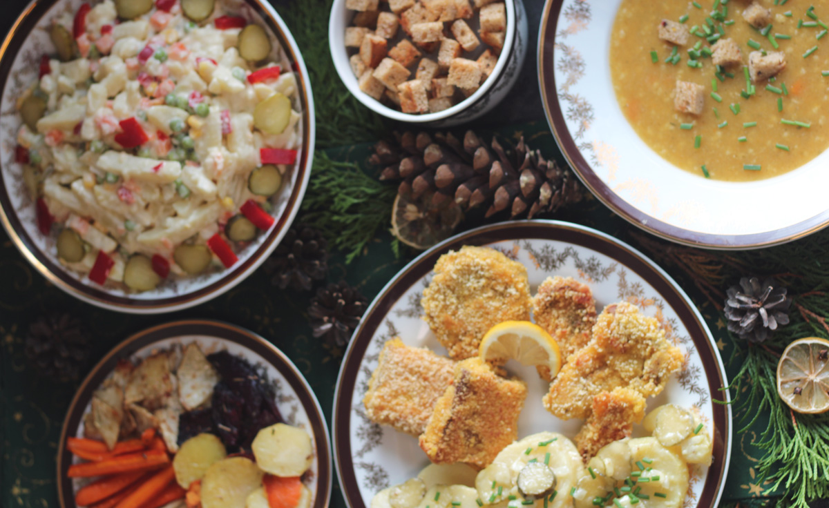 Veganské štědrovečerní menu
