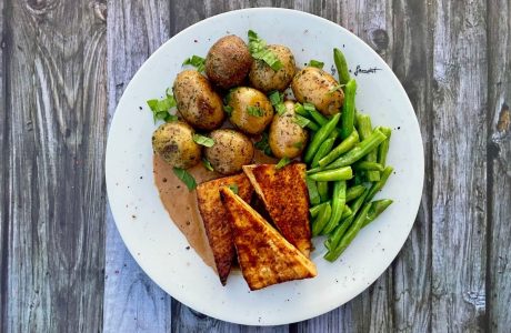 Tofu steak s krémovou omáčkou