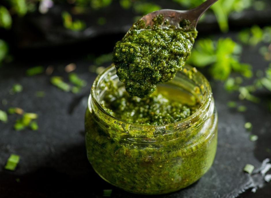 Zelené pesto